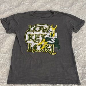Gray Loki Graphic T-Shirt
